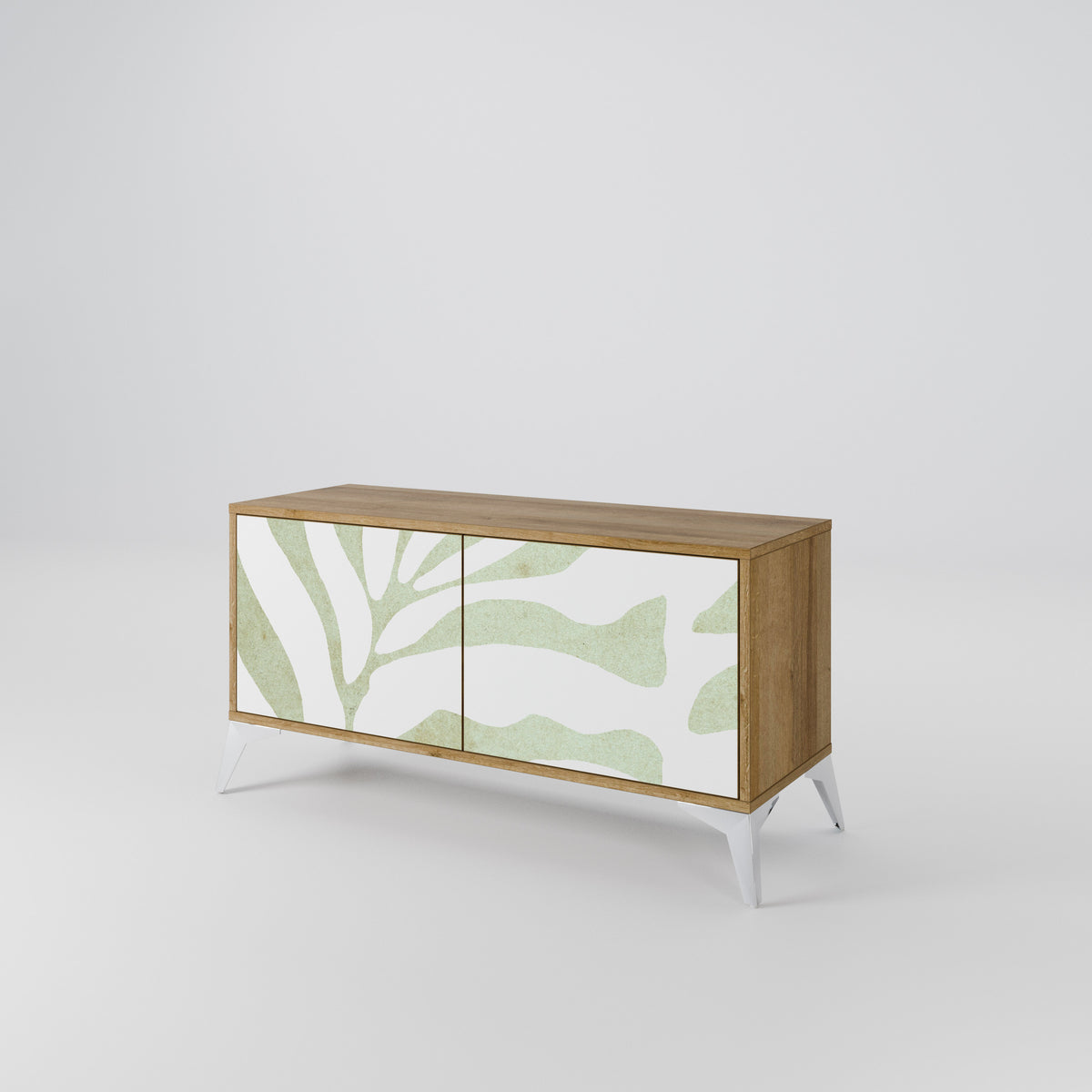 BOTANICAL SPARK Mueble de TV Compacto de 2 puertas