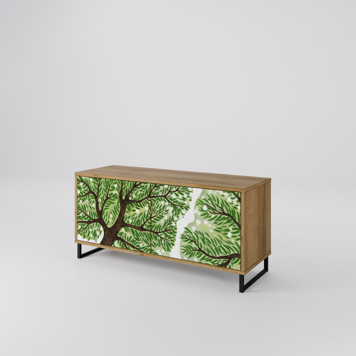 WILDERNESS DASH Mueble de TV Compacto de 2 puertas