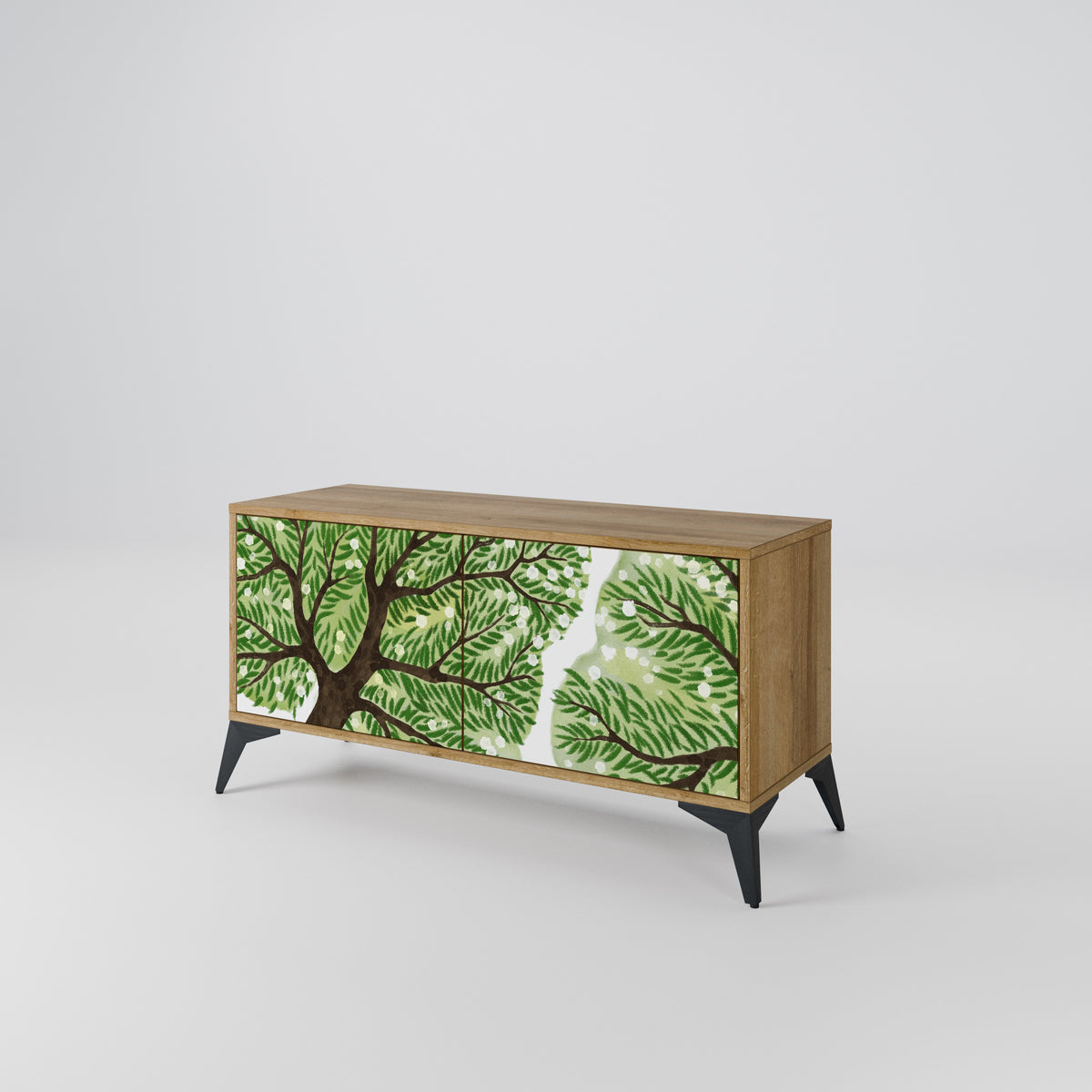 WILDERNESS DASH Mueble de TV Compacto de 2 puertas