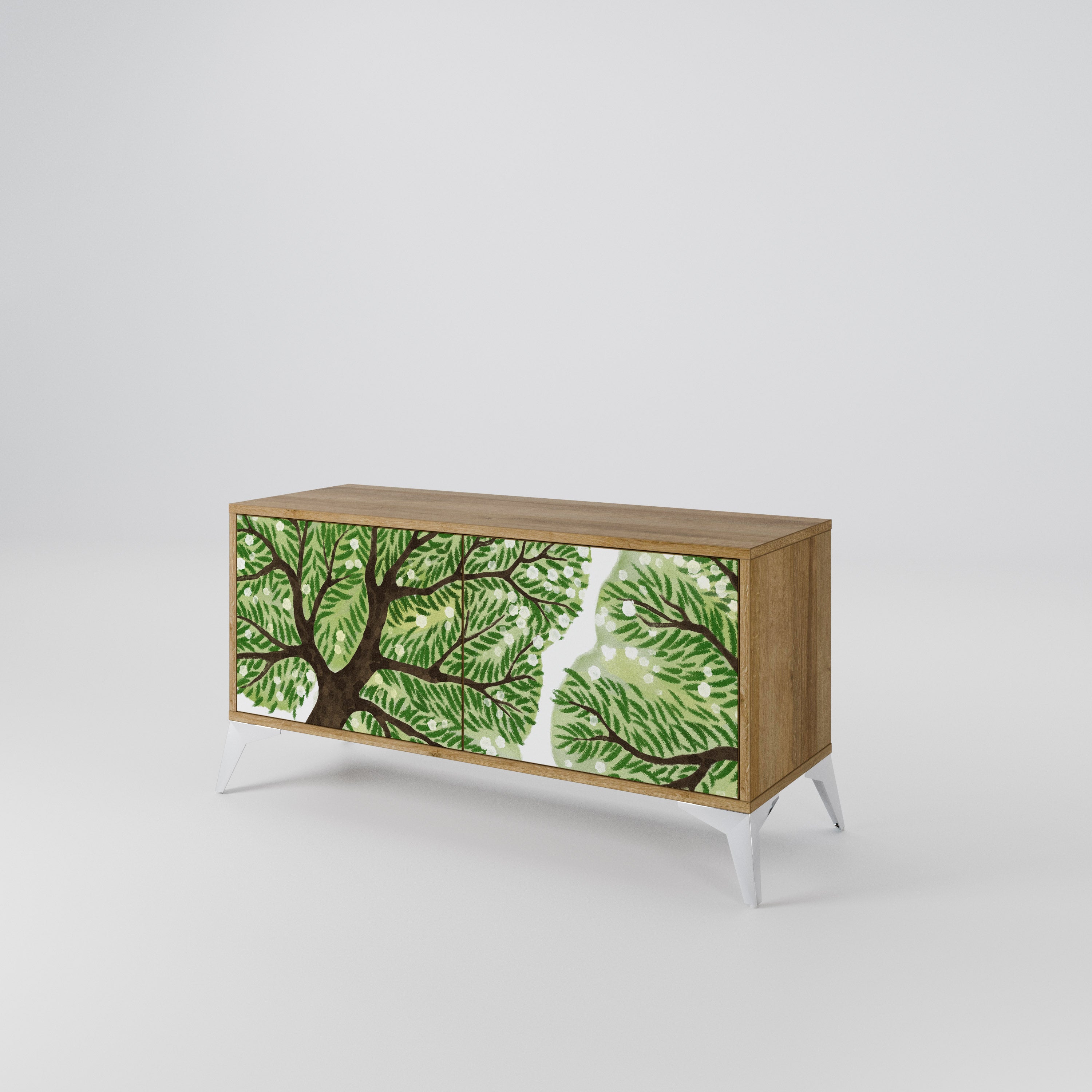 WILDERNESS DASH Mueble de TV Compacto de 2 puertas