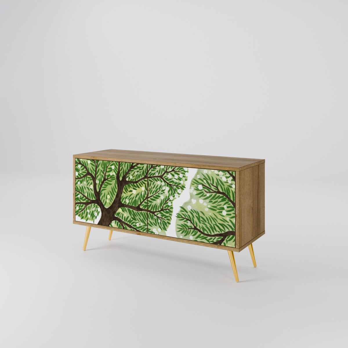 WILDERNESS DASH Mueble de TV Compacto de 2 puertas