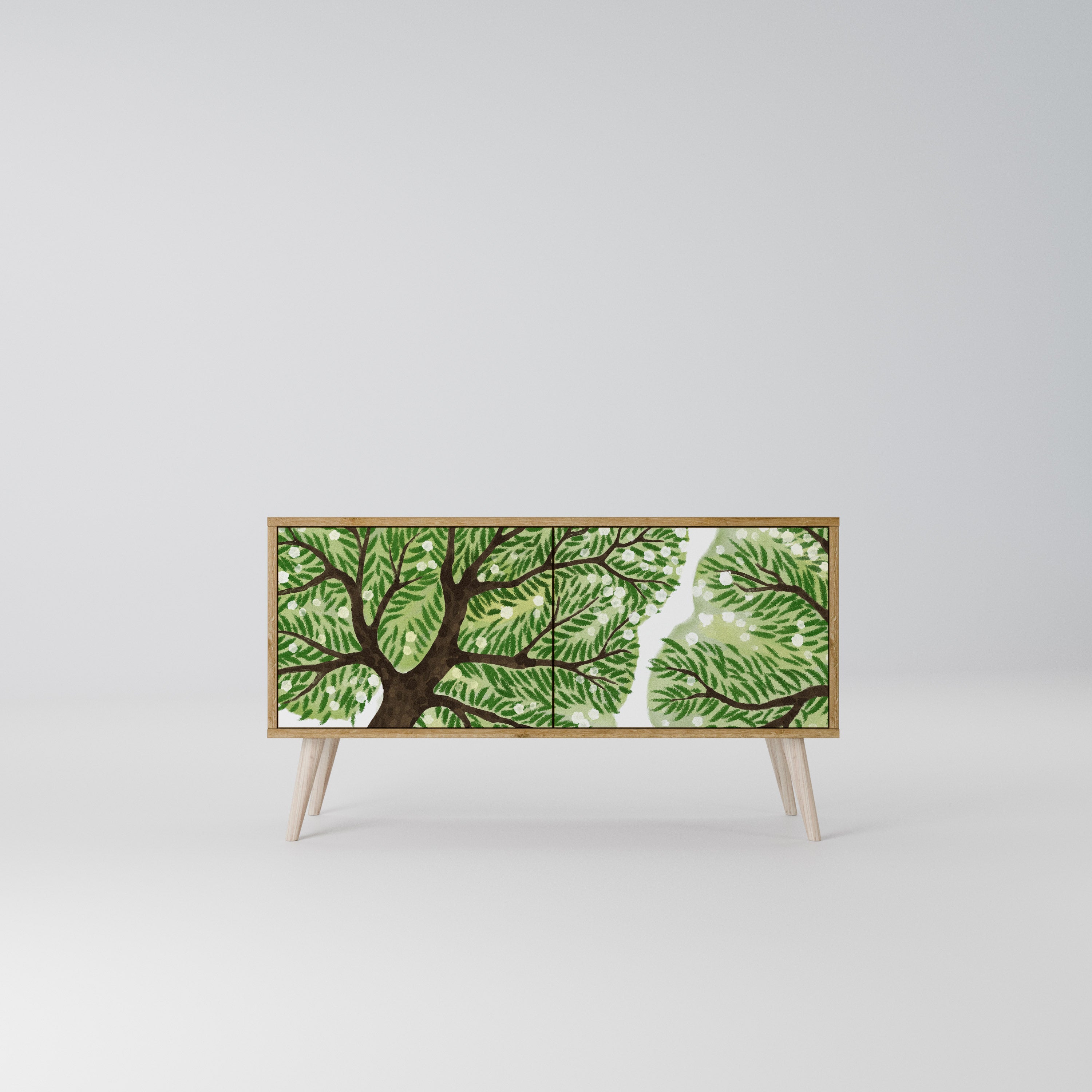 WILDERNESS DASH Mueble de TV Compacto de 2 puertas