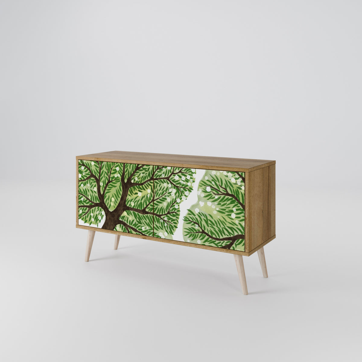 WILDERNESS DASH Mueble de TV Compacto de 2 puertas