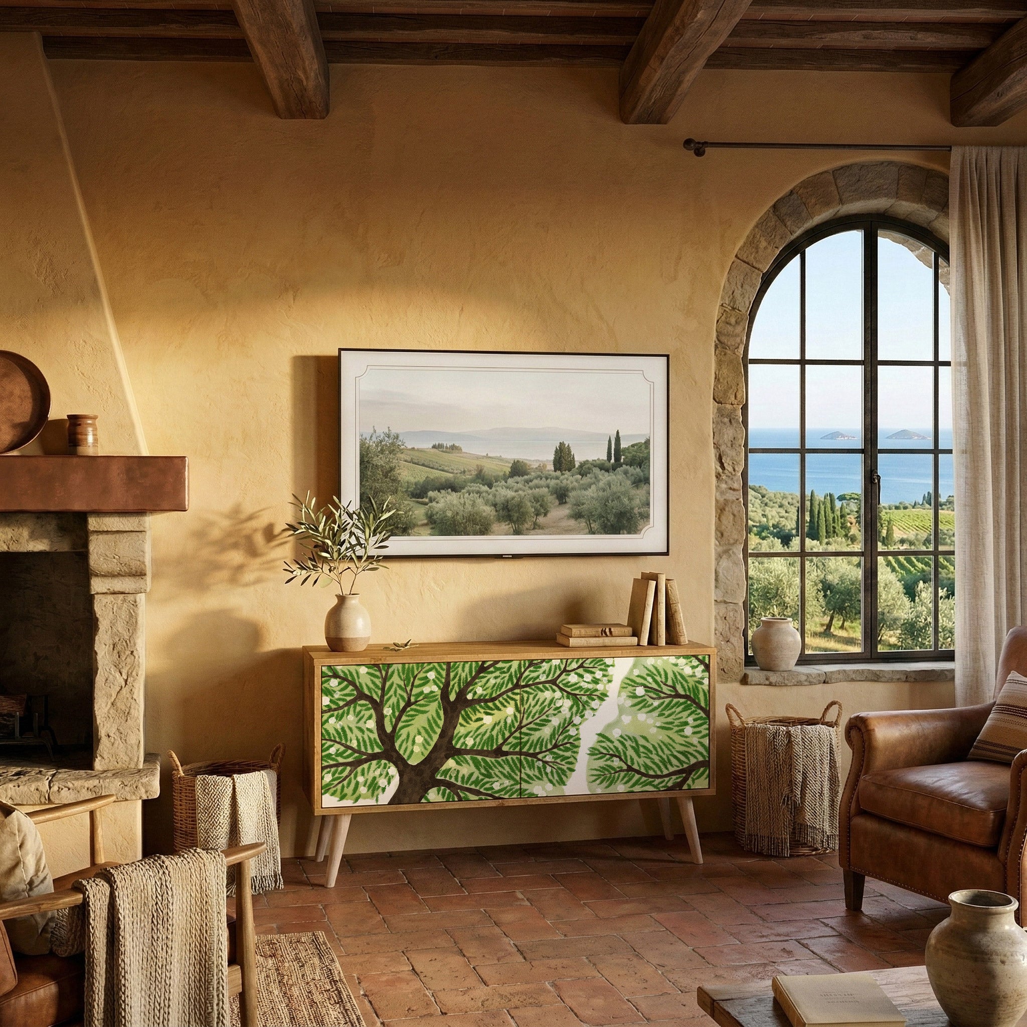 WILDERNESS DASH Mueble de TV Compacto de 2 puertas