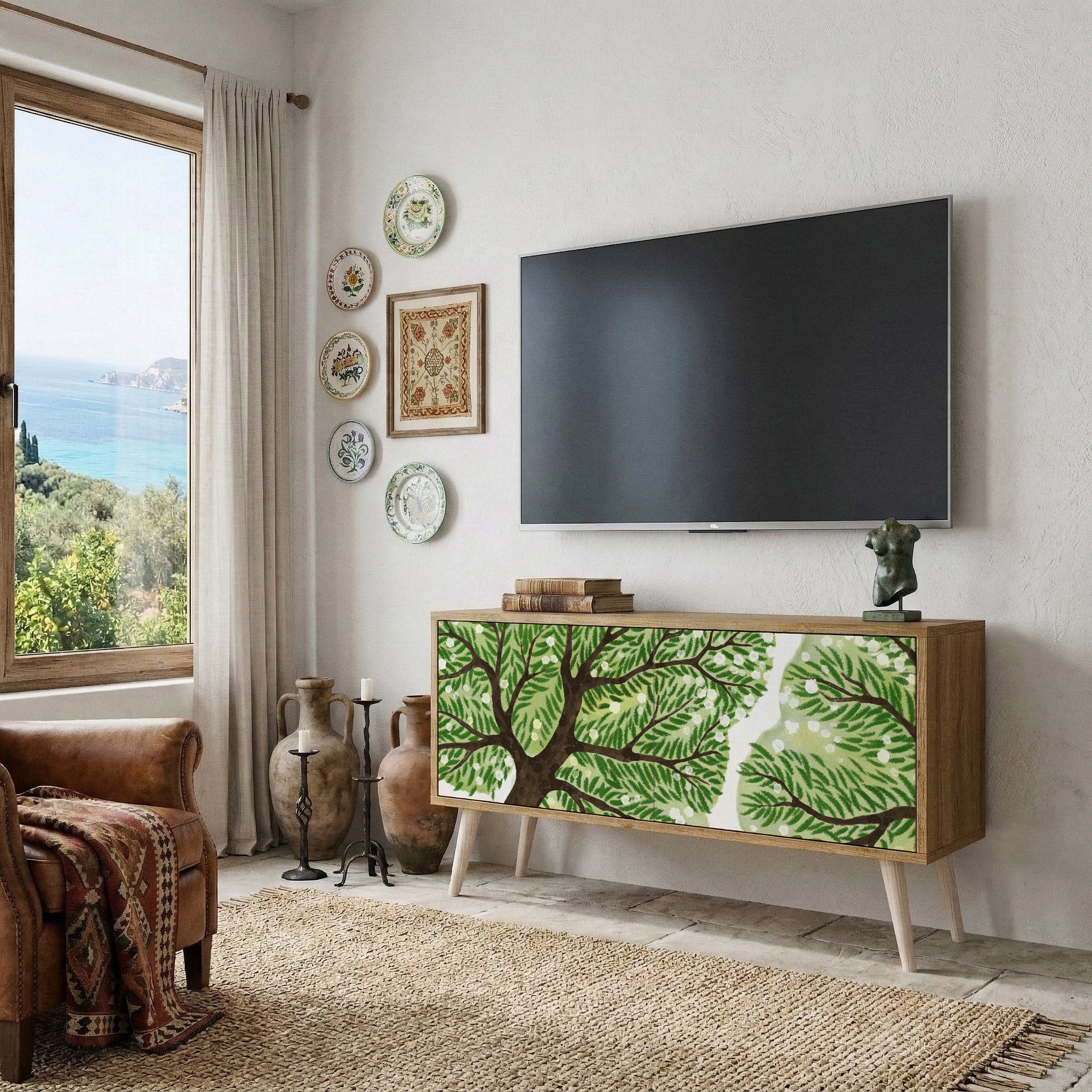 WILDERNESS DASH Mueble de TV Compacto de 2 puertas