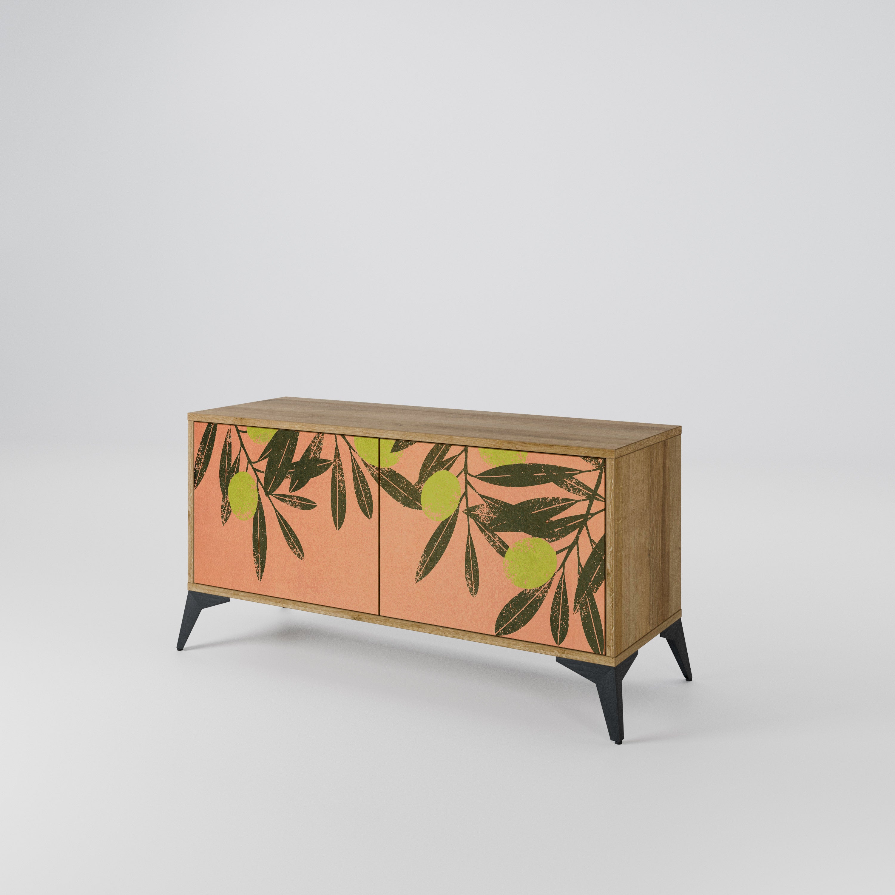 JUICY OLIVES Compact 2-Door TV Cabinet