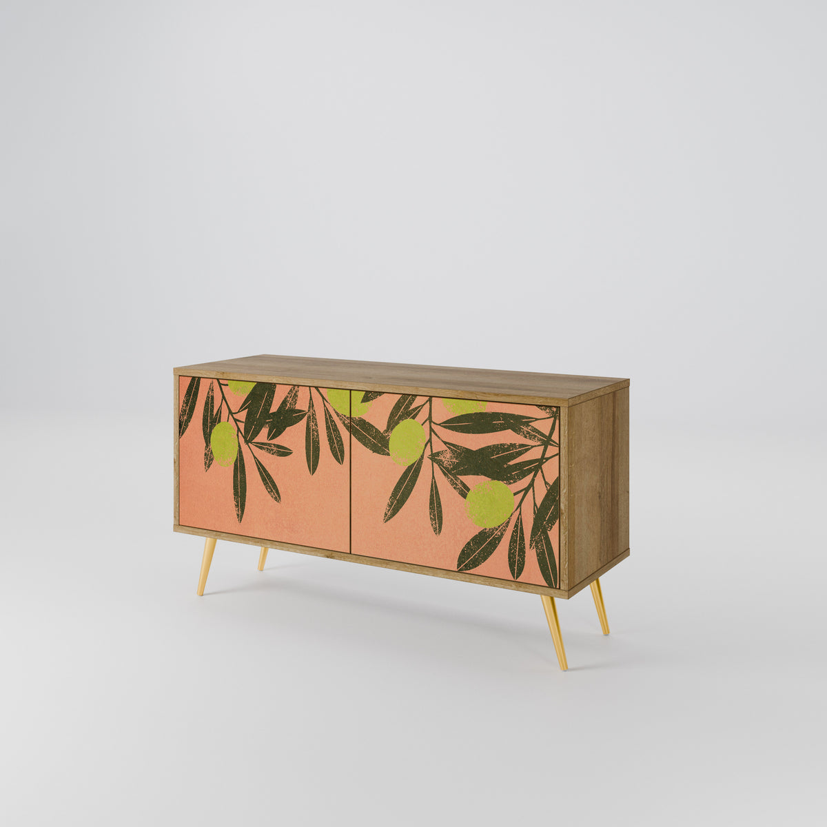 JUICY OLIVES Mueble de TV Compacto de 2 puertas
