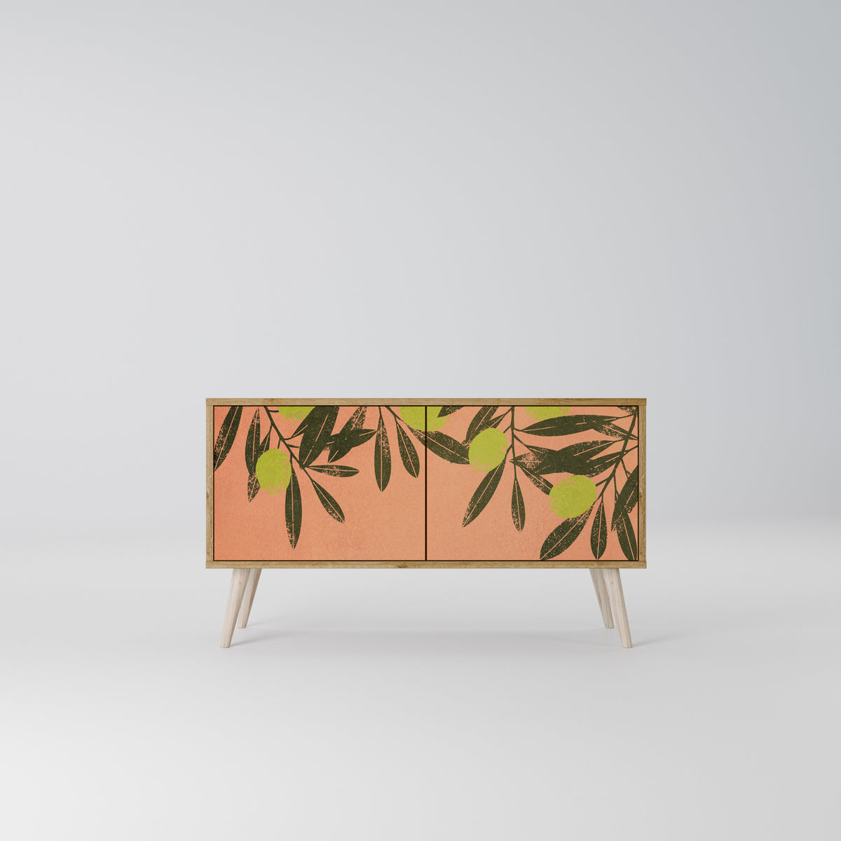 JUICY OLIVES Mueble de TV Compacto de 2 puertas