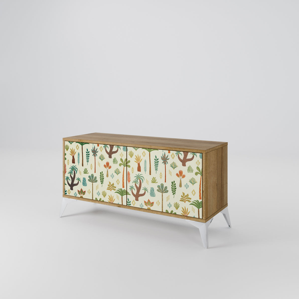 PALM SPRING Mueble de TV Compacto de 2 puertas