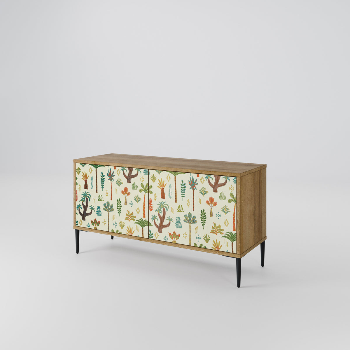 PALM SPRING Mueble de TV Compacto de 2 puertas