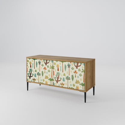 PALM SPRING Mueble de TV Compacto de 2 puertas