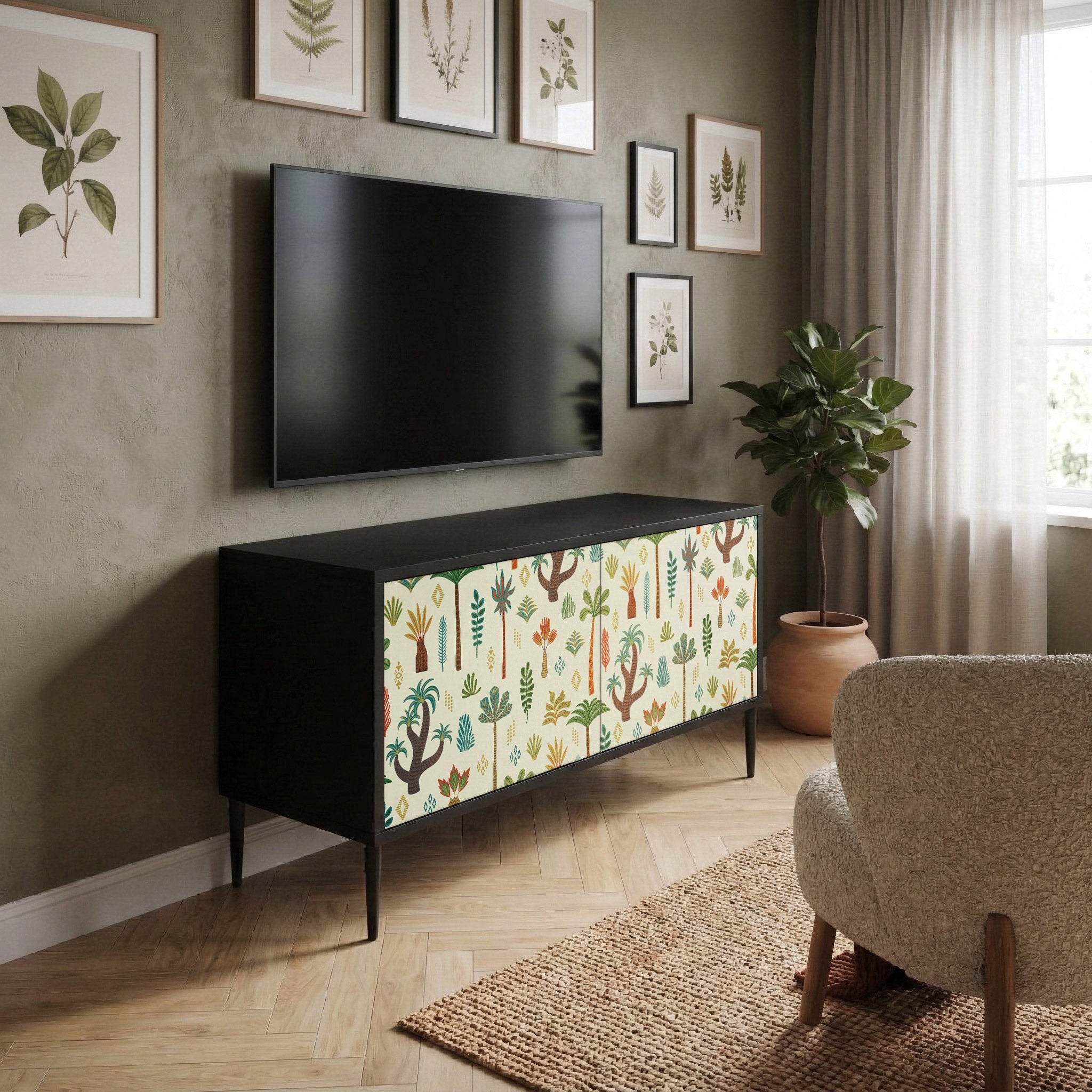PALM SPRING Compact 2-Door TV Cabinet