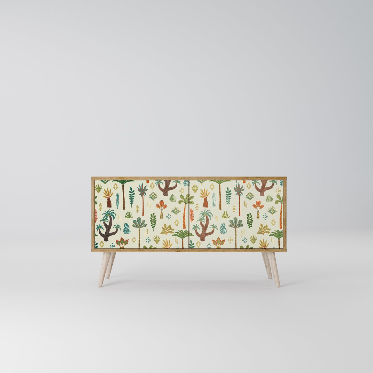 PALM SPRING Mueble de TV Compacto de 2 puertas