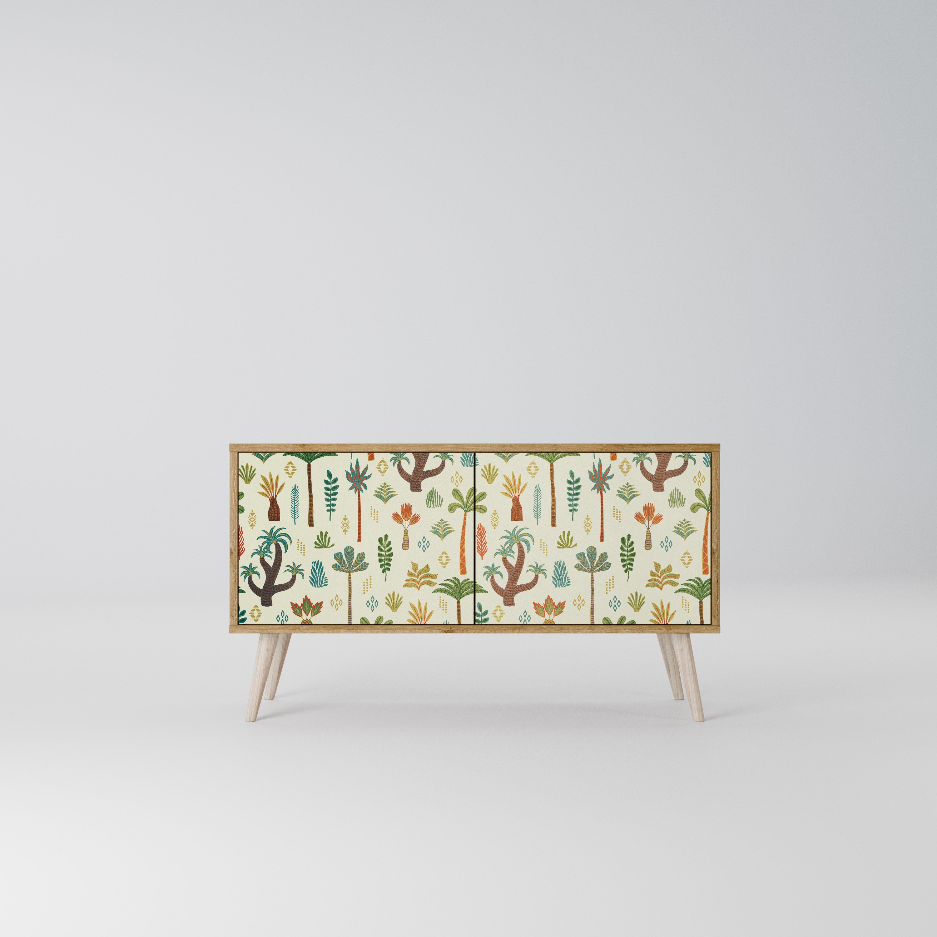 PALM SPRING Mueble de TV Compacto de 2 puertas