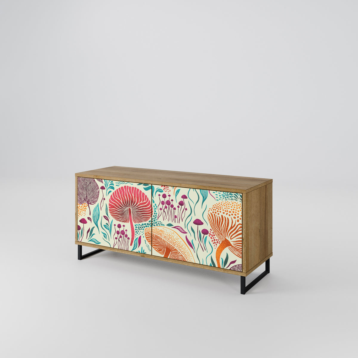 FUNGUS FANTASY Mueble de TV Compacto de 2 puertas