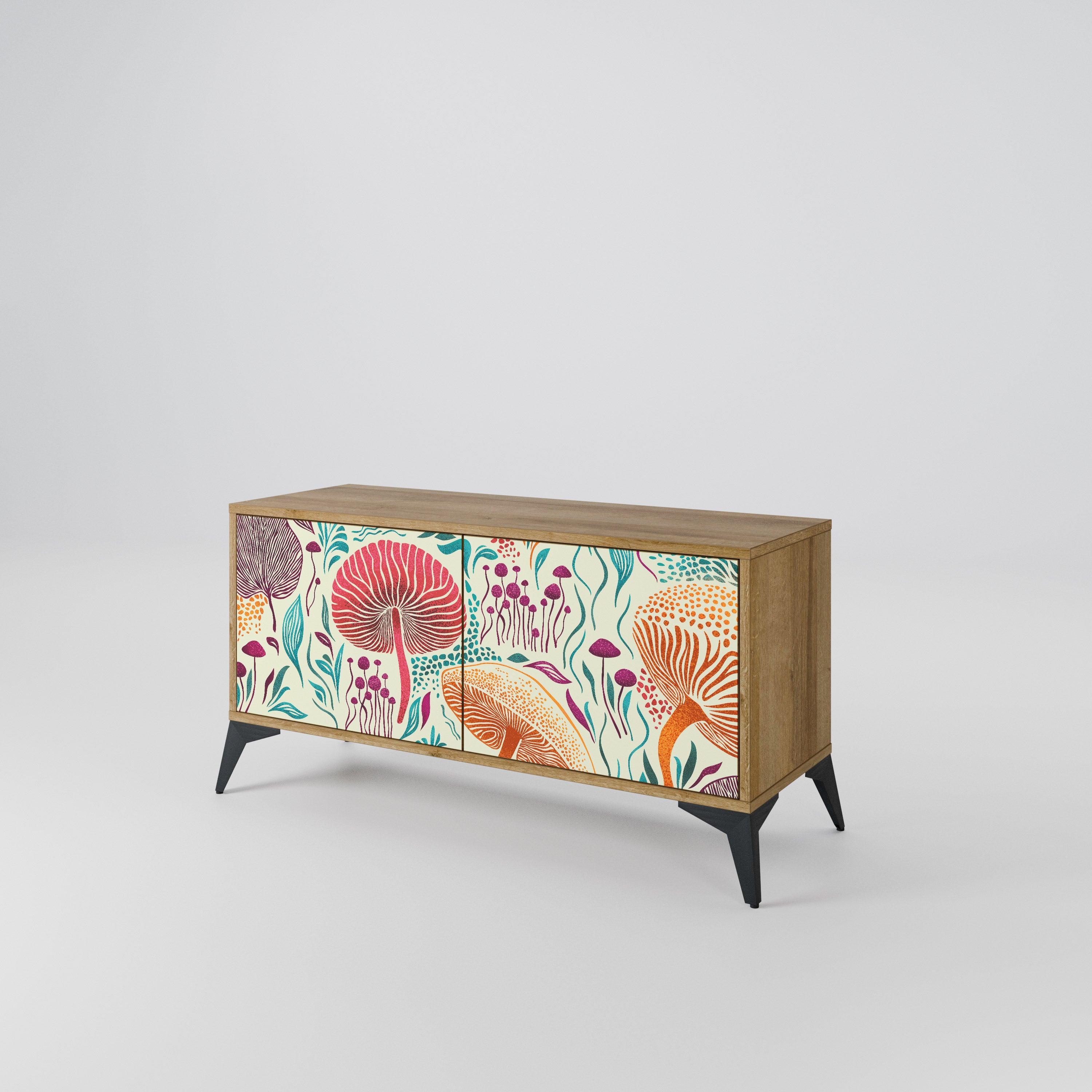 FUNGUS FANTASY Compact 2-Door TV Cabinet