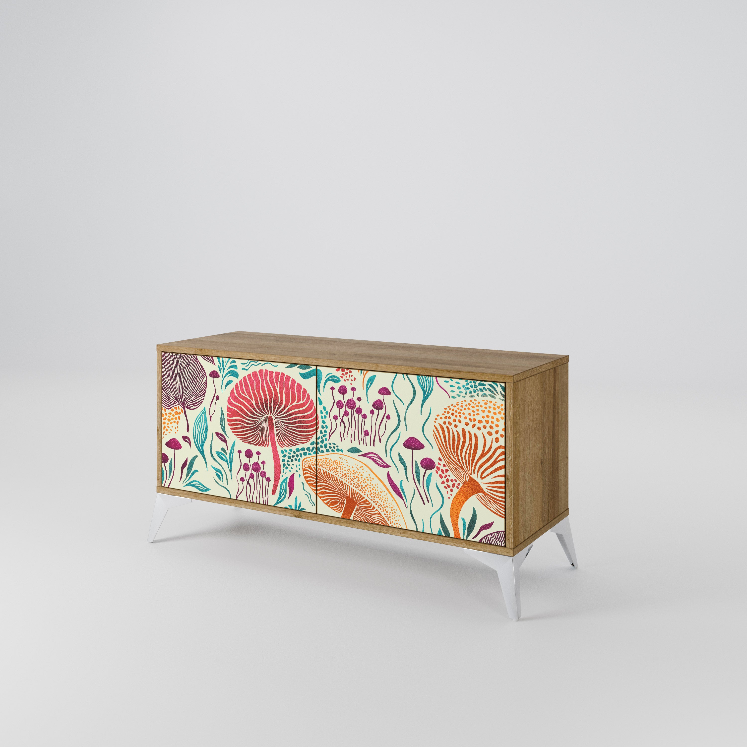 FUNGUS FANTASY Compact 2-Door TV Cabinet