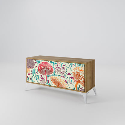 FUNGUS FANTASY Mueble de TV Compacto de 2 puertas