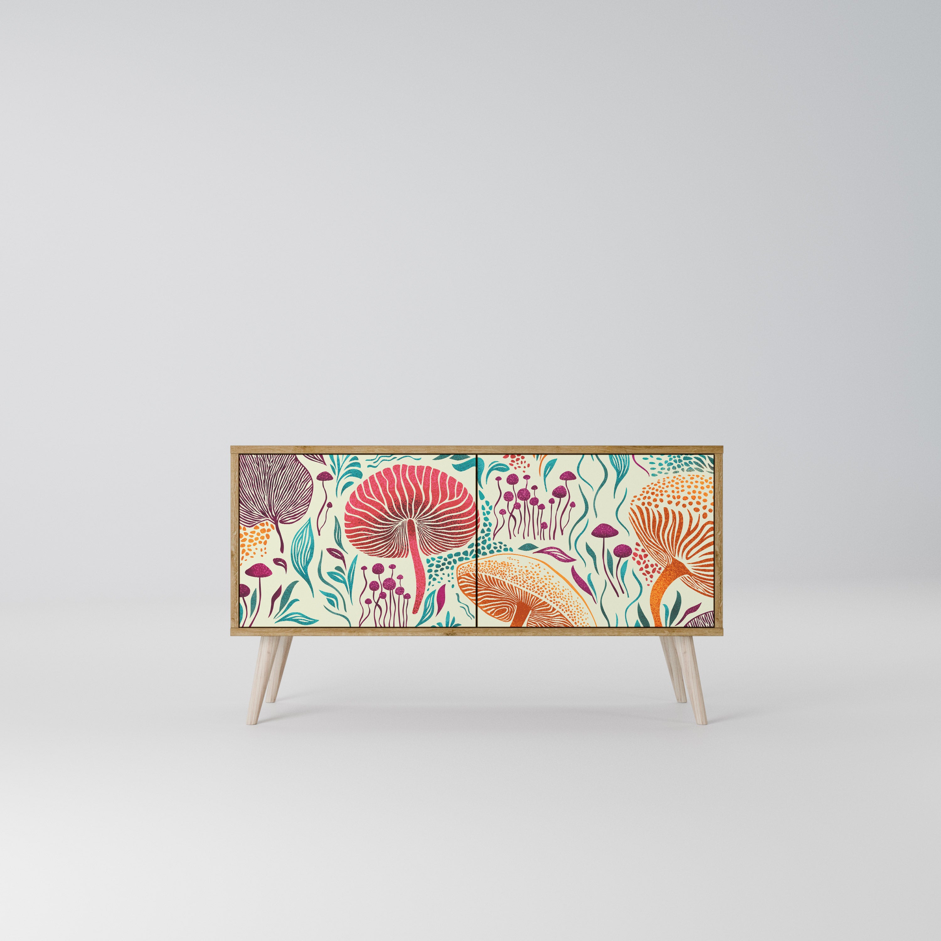 FUNGUS FANTASY Mueble de TV Compacto de 2 puertas