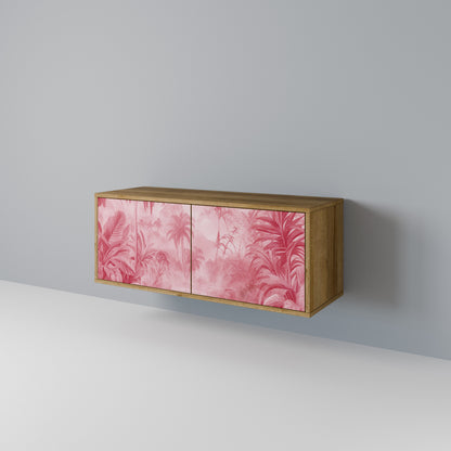 SWEET TROPICS Mueble de TV Compacto de 2 puertas
