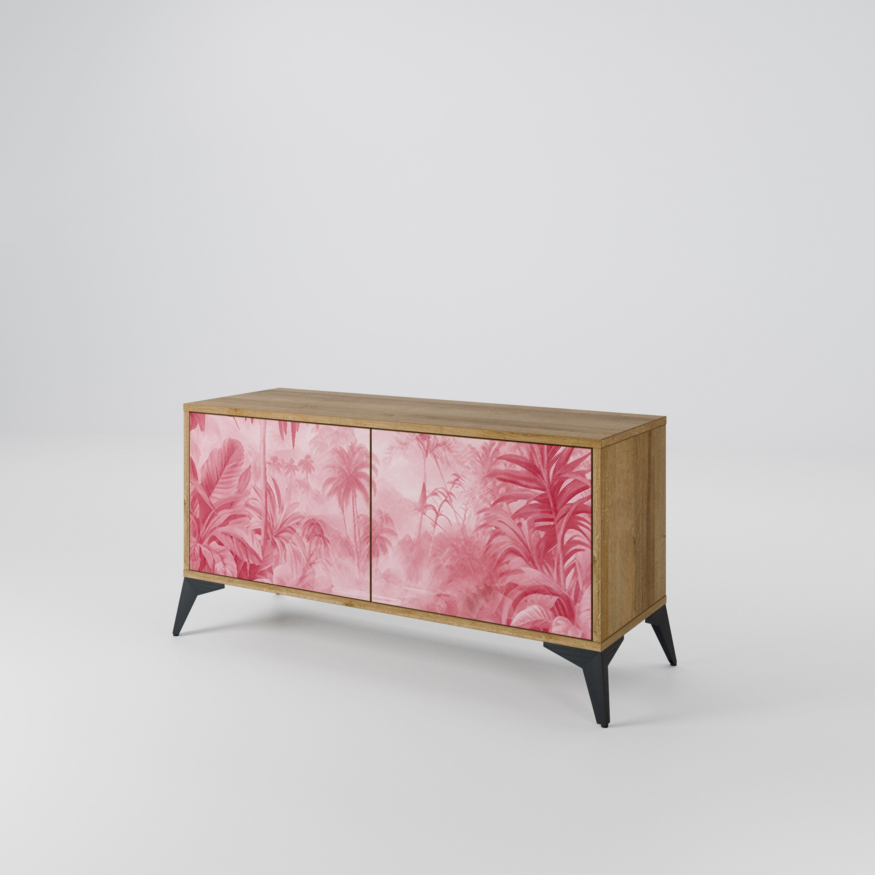 SWEET TROPICS Compact 2-Door TV Cabinet