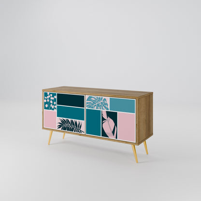 COMBINATION OF SHAPES Mueble de TV Compacto de 2 puertas