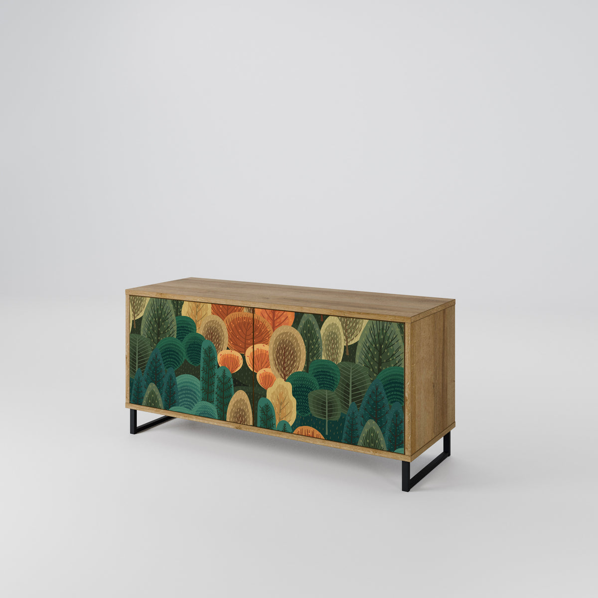 AUTUMN KALEIDOSCOPE Mueble de TV Compacto de 2 puertas