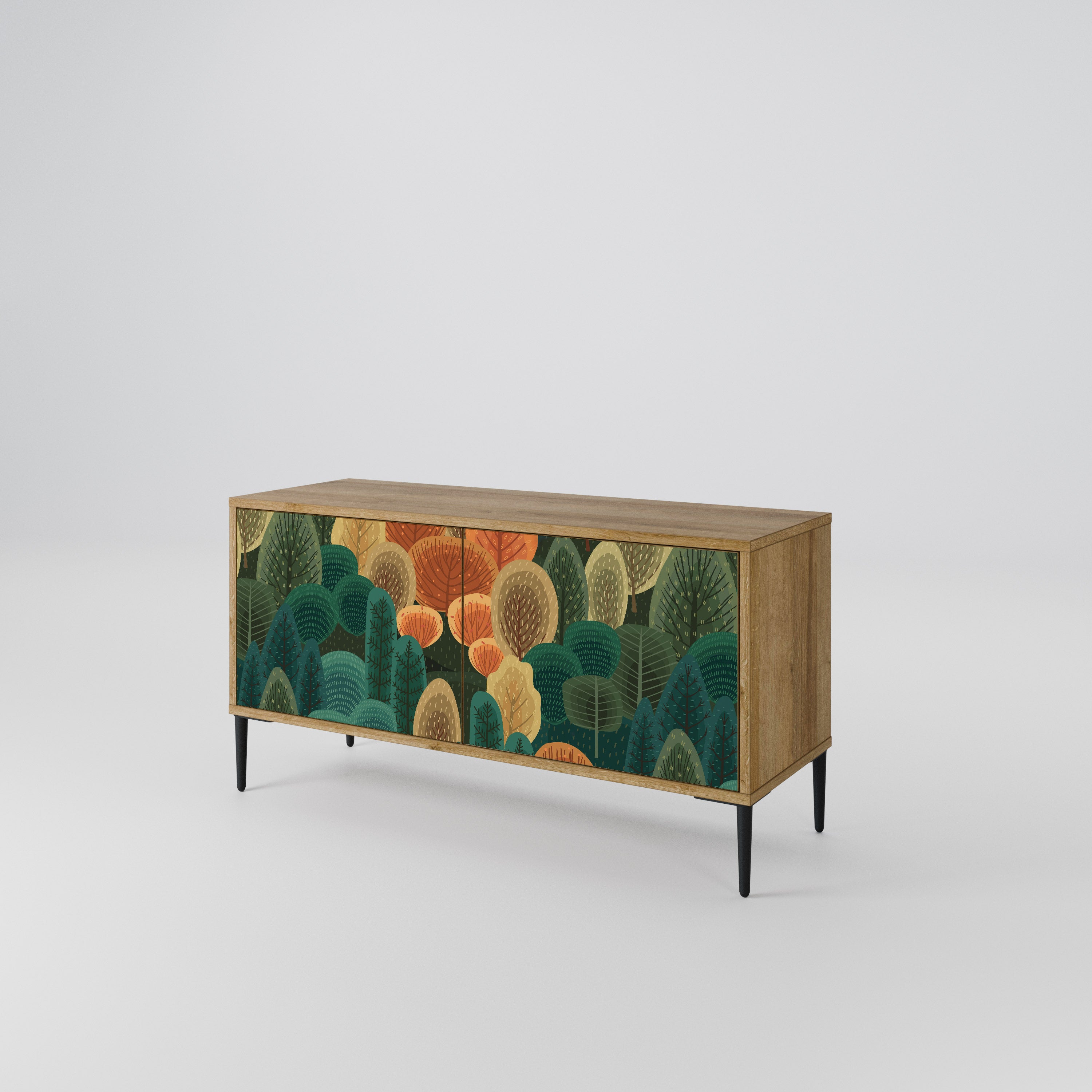 AUTUMN KALEIDOSCOPE Compact 2-Door TV Cabinet