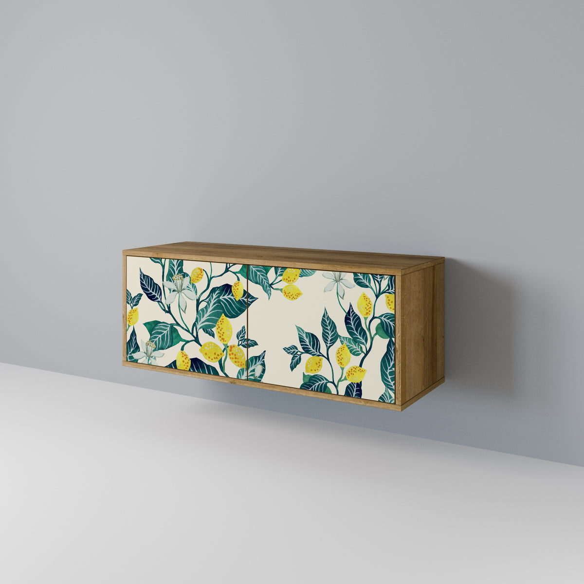 LEMON TREE Mueble de TV Compacto de 2 puertas