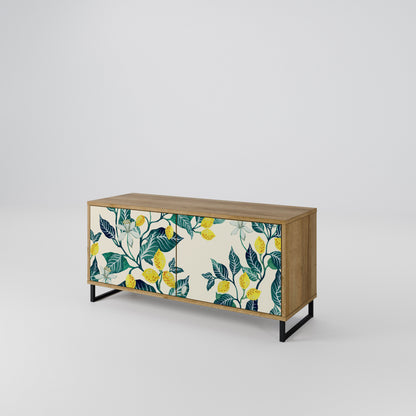 LEMON TREE Mueble de TV Compacto de 2 puertas