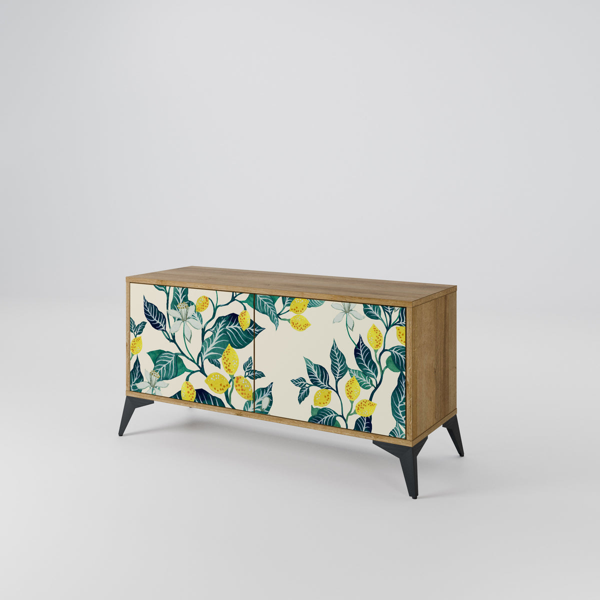 LEMON TREE Mueble de TV Compacto de 2 puertas