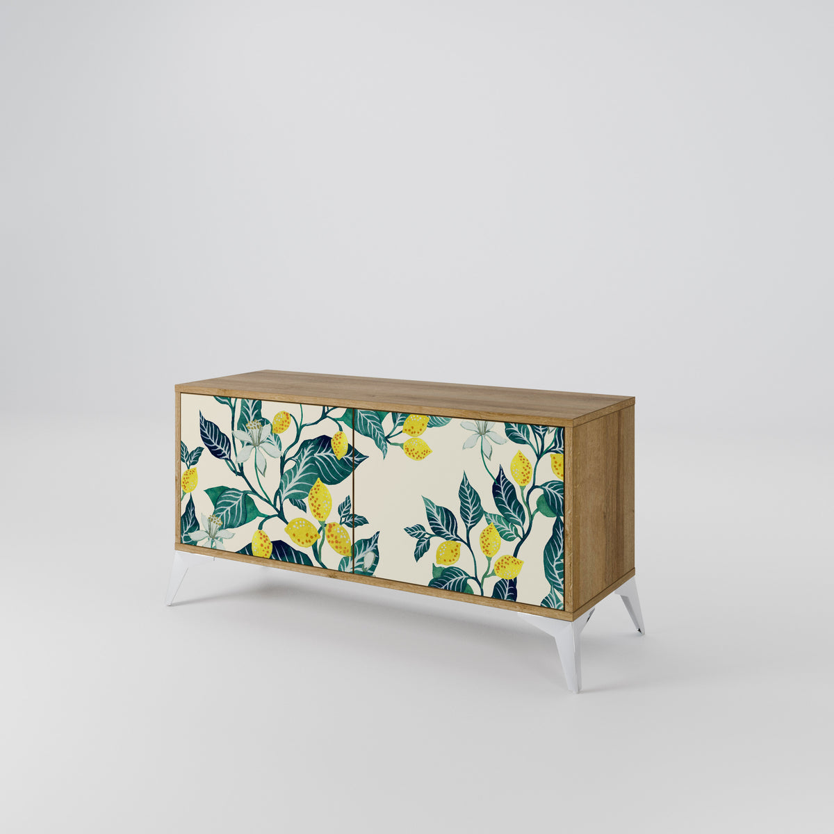 LEMON TREE Mueble de TV Compacto de 2 puertas