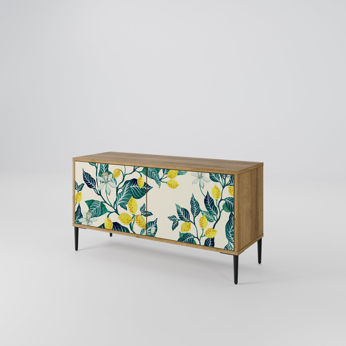 LEMON TREE Mueble de TV Compacto de 2 puertas