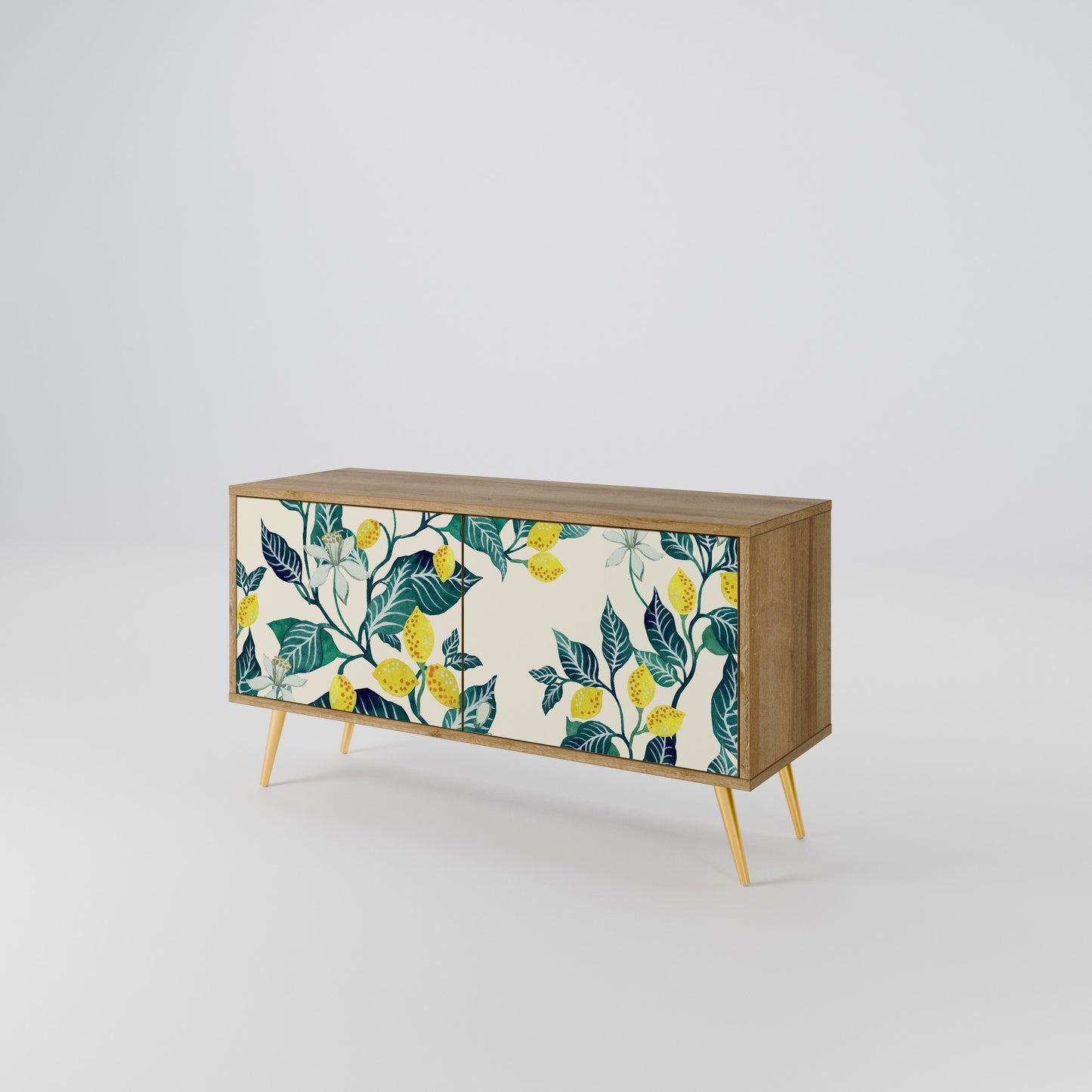 LEMON TREE Mueble de TV Compacto de 2 puertas