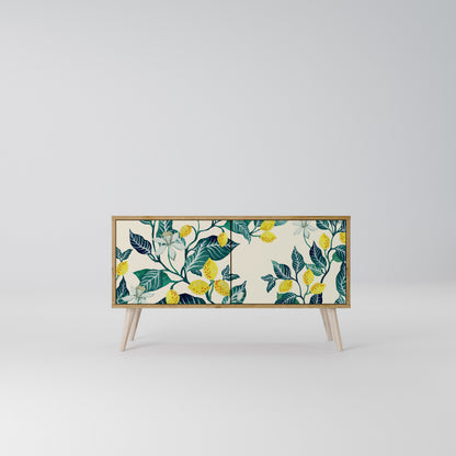 LEMON TREE Mueble de TV Compacto de 2 puertas