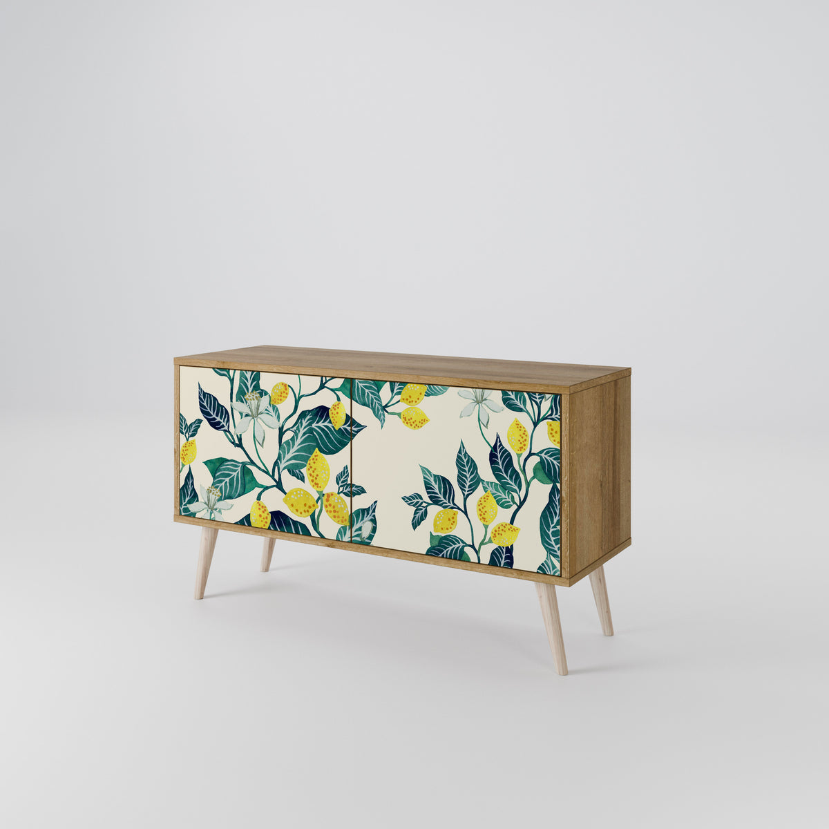 LEMON TREE Mueble de TV Compacto de 2 puertas