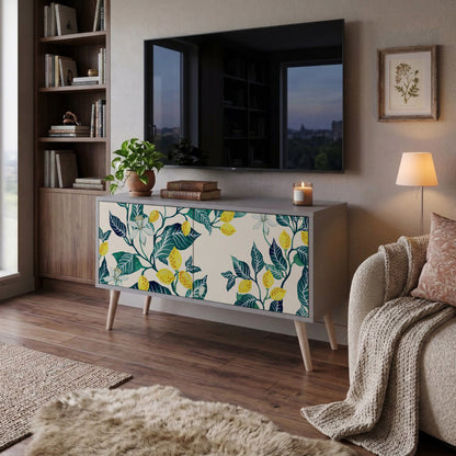 LEMON TREE Mueble de TV Compacto de 2 puertas