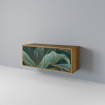 ROYAL GREEN Mueble de TV Compacto de 2 puertas