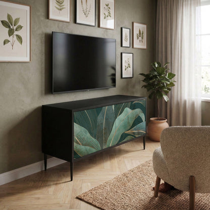 ROYAL GREEN Mueble de TV Compacto de 2 puertas