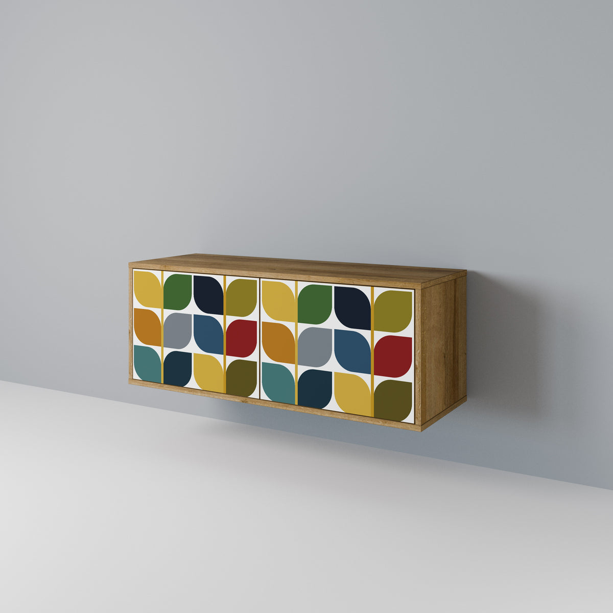 WEIGHTLESS HOURS Mueble de TV Compacto de 2 puertas