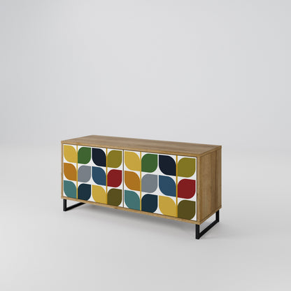 WEIGHTLESS HOURS Mueble de TV Compacto de 2 puertas
