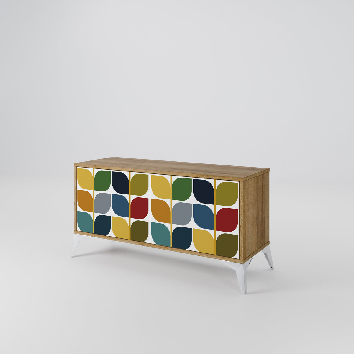 WEIGHTLESS HOURS Mueble de TV Compacto de 2 puertas