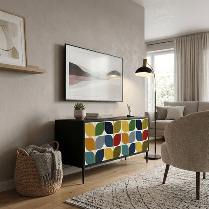 WEIGHTLESS HOURS Mueble de TV Compacto de 2 puertas