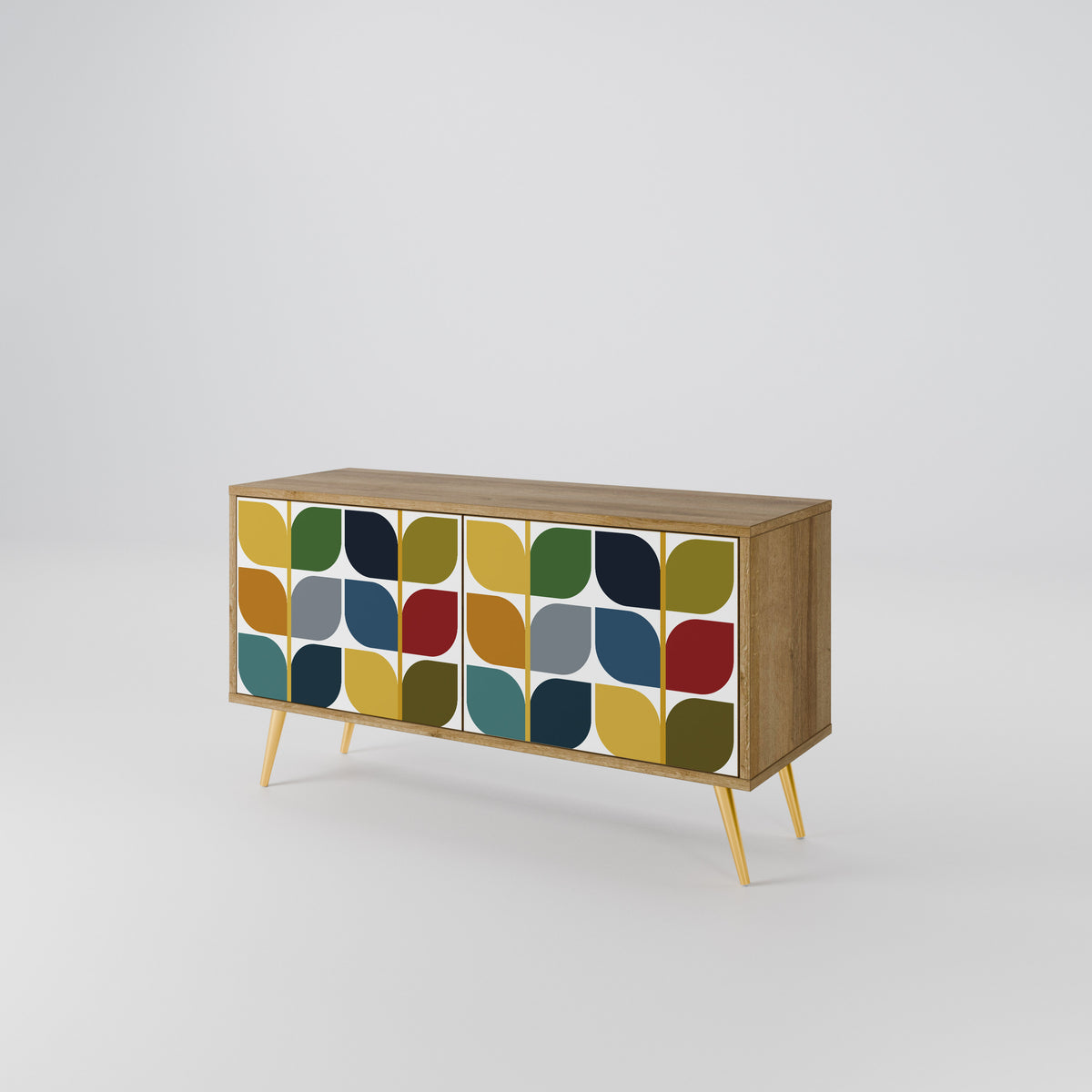 WEIGHTLESS HOURS Mueble de TV Compacto de 2 puertas