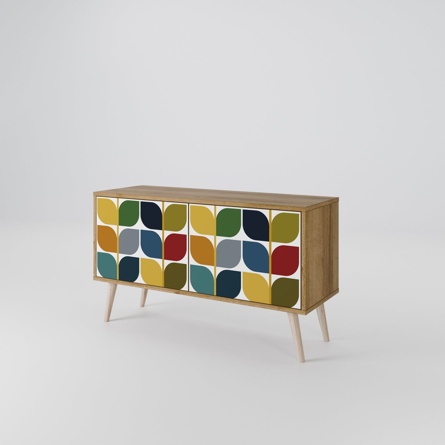 WEIGHTLESS HOURS Mueble de TV Compacto de 2 puertas