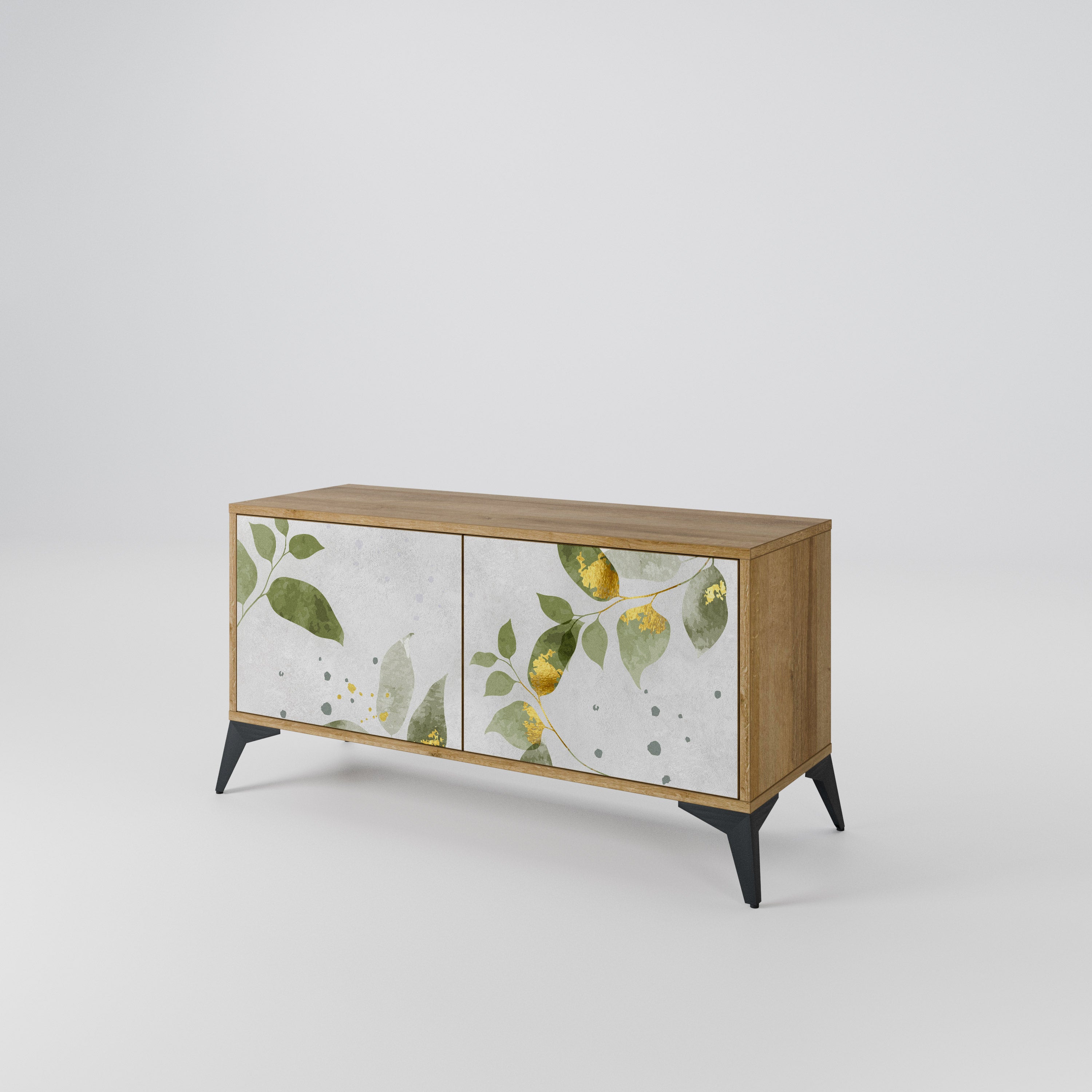 ELEGANT BOTANICS Compact 2-Door TV Cabinet