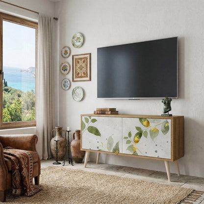 ELEGANT BOTANICS Mueble de TV Compacto de 2 puertas
