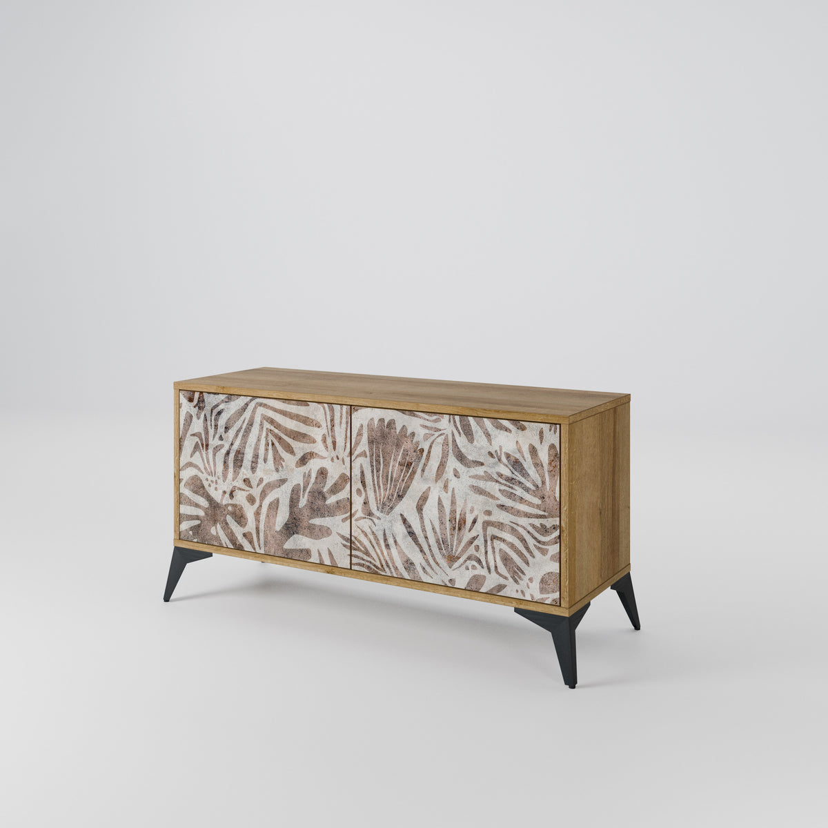 PASSING TIME Mueble de TV Compacto de 2 puertas
