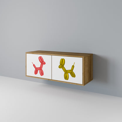 CHILDHOOD MEMORY Mueble de TV Compacto de 2 puertas
