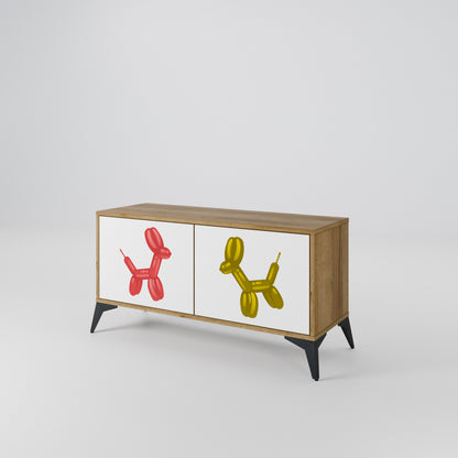 CHILDHOOD MEMORY Mueble de TV Compacto de 2 puertas